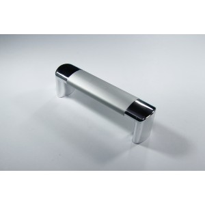 2855 Ручка С30 (96мм) хром+металлик